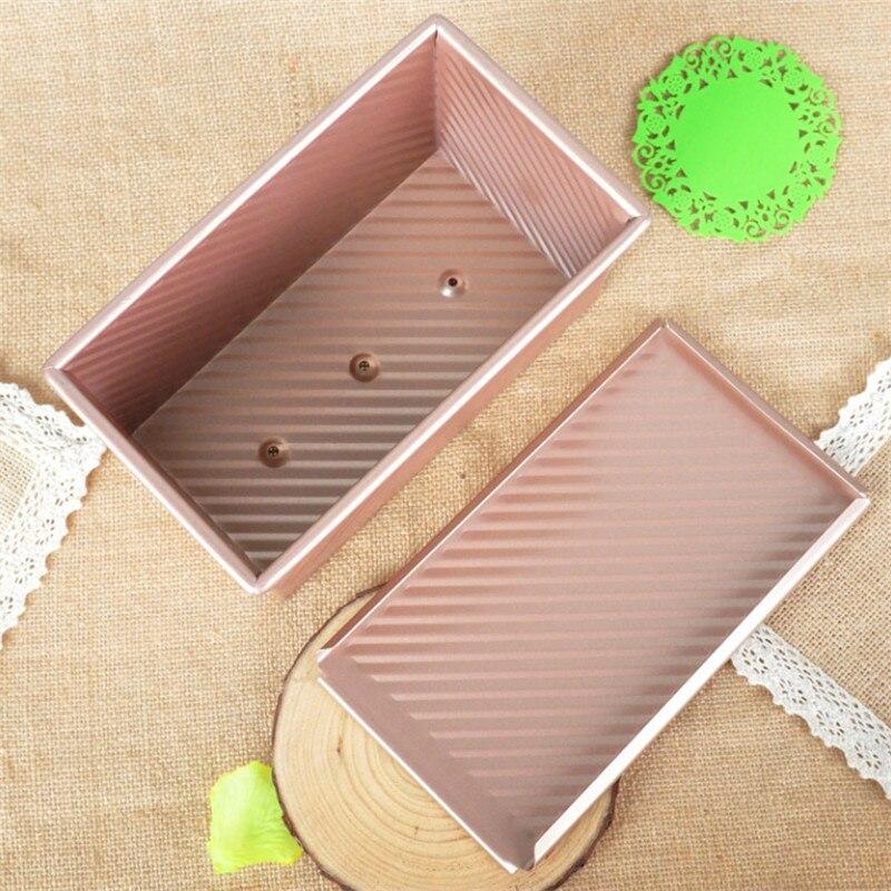 Toast-Kastenform aus Karbonstahl, antihaftbeschichtet, für Bar, Brot, Kuchen, Brownie, rechteckige Backformen für die Küche mit Deckel, Backwerkzeug