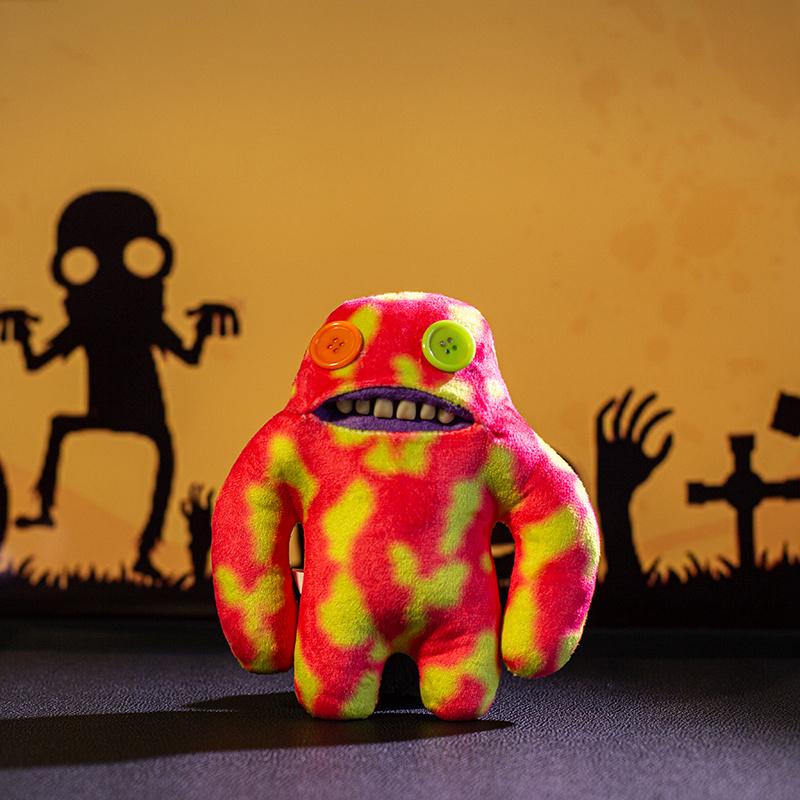 20cm Big Teeth Funny Ugly Monster Plush Doll Cute Tooth Creature Soft Toy Halloween Collection Gift about 20cm