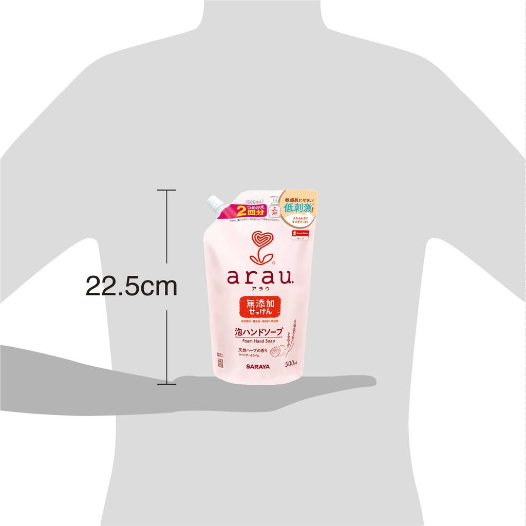Arau Foaming Hand Soap Refill 500ml Arau.