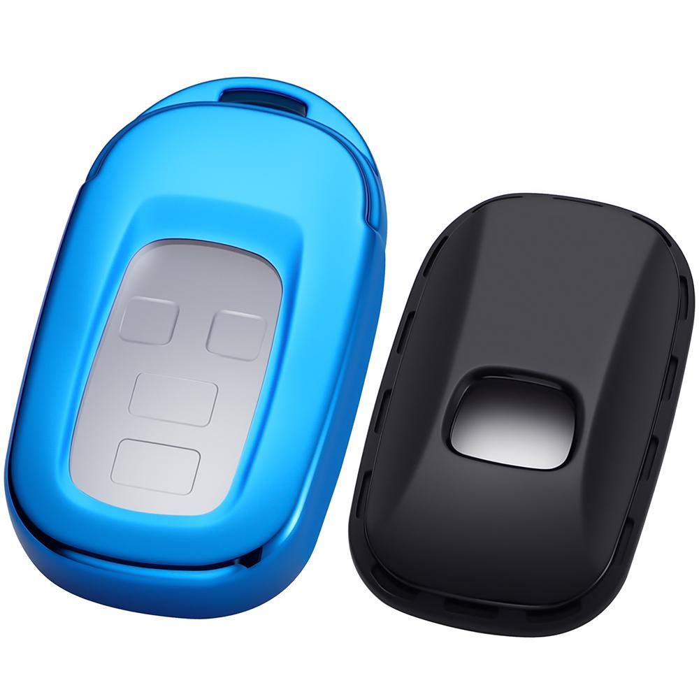 

Fit for Honda Key Fob Cover for CR-V HR-V Pilot Accord Civic Key Fob Cover Case Shell TPU Remote Holder Protector синій