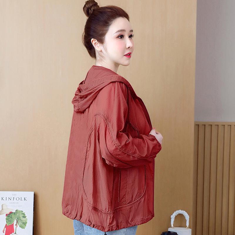 Women's Sun Protection Clothing 2024: Anti-UV, Loose Fit, Long-Sleeve, Breathable, Korean Style.