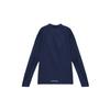 Men's adidas Knit Ls Polo Solid Color Raglan Sleeve Pullover Long Sleeves Blue Polo Shirt HG1657
