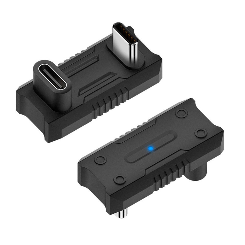 Type-C Male to Female U-shaped Adapter Efficient Charging Solution 20Gbps 180 Degree for Rog Ally 7" 2023 Game Console