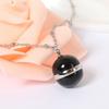 Spherical Necklace Autumn and Winter Design Style High-end Sweater Chain Retro Natural Stone Pendant Collarbone Chain