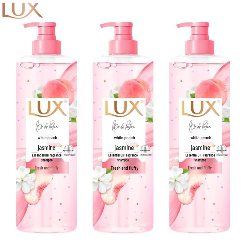 LUX Шампунь с ароматом эфирных масел - Белый персик и жасмин (3-Pack)