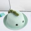 Dinosaur Eyes Baby Straw Hat Cute Super Cute Summer Men and Women Children Beach Sun Hat Children Sunscreen Basin Hat