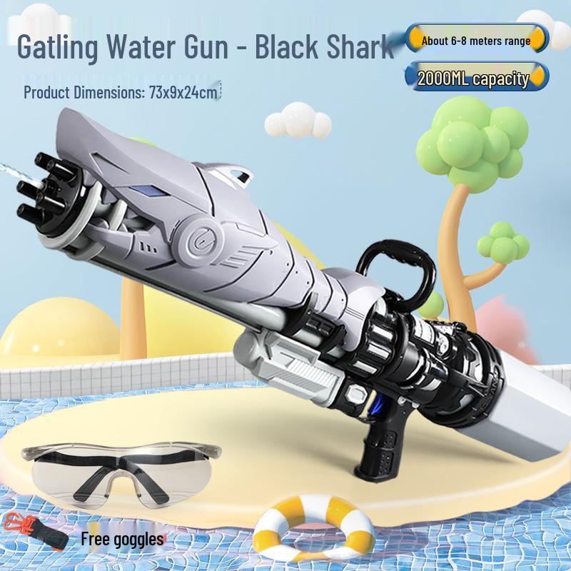 Extra Large High-Pressure Water Gun for Kids - Pull-Type, Large Capacity, Perfect for Water Fights