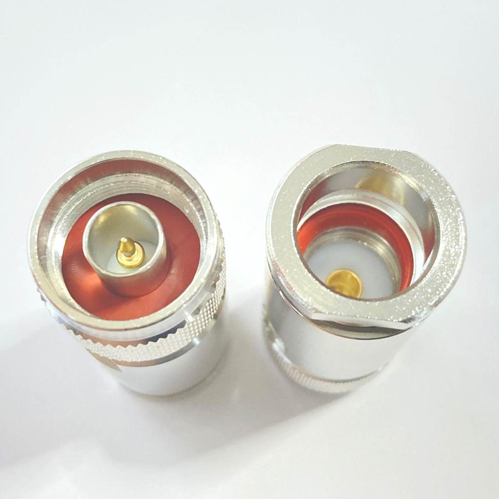 N-Type Male Connector for 10D, NP-10, Pure Copper Gold-Plated Inner Conductor, High-Heat Resistant PTFE Teflon Insulation, N-Type Connector, NP