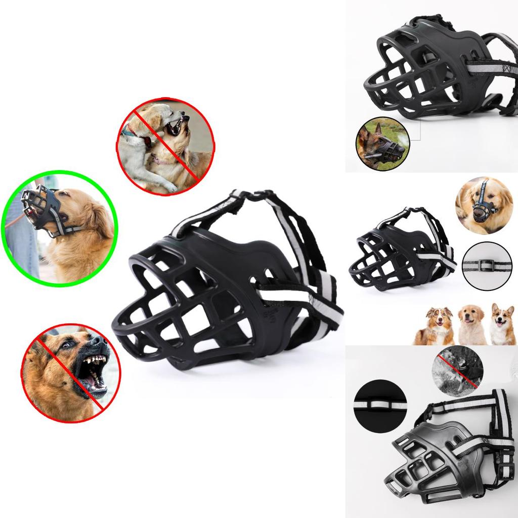 Verstellbarer Kunststoff-Hundemaulkorb mit Schutzeigenschaften für sichere und komfortable Anwendung
