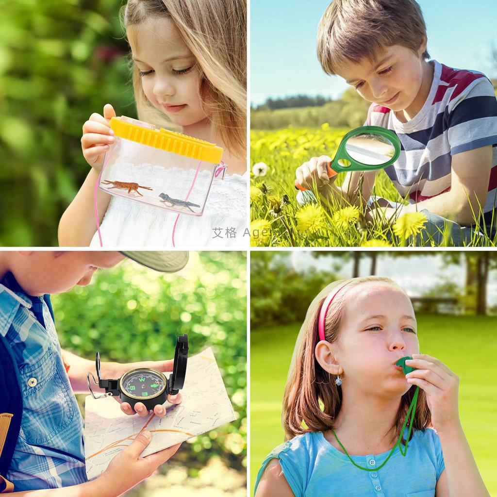 Children's Outdoor Adventure Set Insect Toy Set Children's Telescope Magnifying Glass