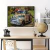 1pc 11.8x15.7 Inch 5D DIY Unframed Diamond Painting ,Dilapidated Car,Embroidery Kits,Full Rhinestones Diamond Painting, Handmade Home Decor Gifts