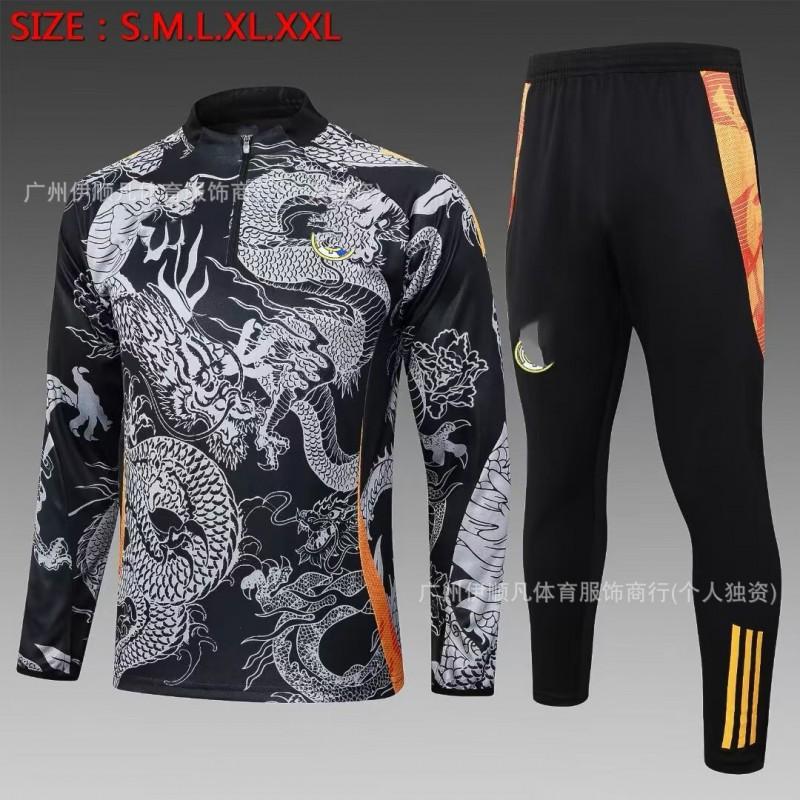 Heren Dames Voetbal Trainingsshirt Halve Rits Opwarmshirt Napoli PSG AC Milan Brazilië Manchester United Fans