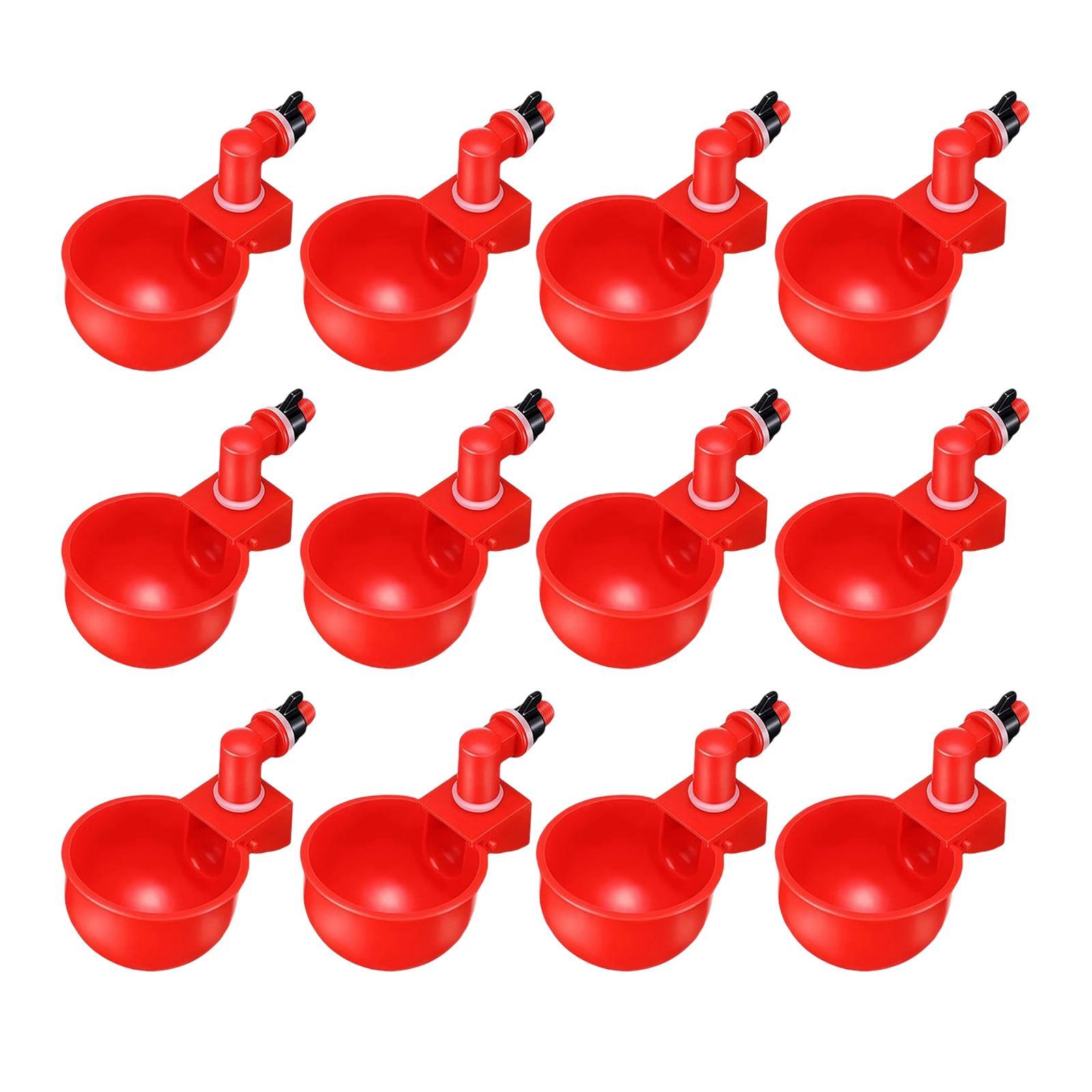 

8/12 шт. Курица Птица Вода Поилка Чашка Курятник Чаша Автоматическая кормушка 8 шт.