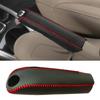 Leather Gears Handbrake Cover Auto Interior for Volkswagen VW Passat B7 B8 Bora POLO GOLF 6 7 Jetta MK6 RS Honda Universal