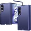 Schutzhülle für das Telefon mit Unterstützung für kabelloses Laden und Scharnierschutz für Samsung Galaxy Z Fold 8 - Blau