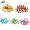 100pcs/lot Colorful Artificial Mini Mushroom Model Fairy Garden Plant Action Figure Miniature Crafts Decorations Stakes Craft