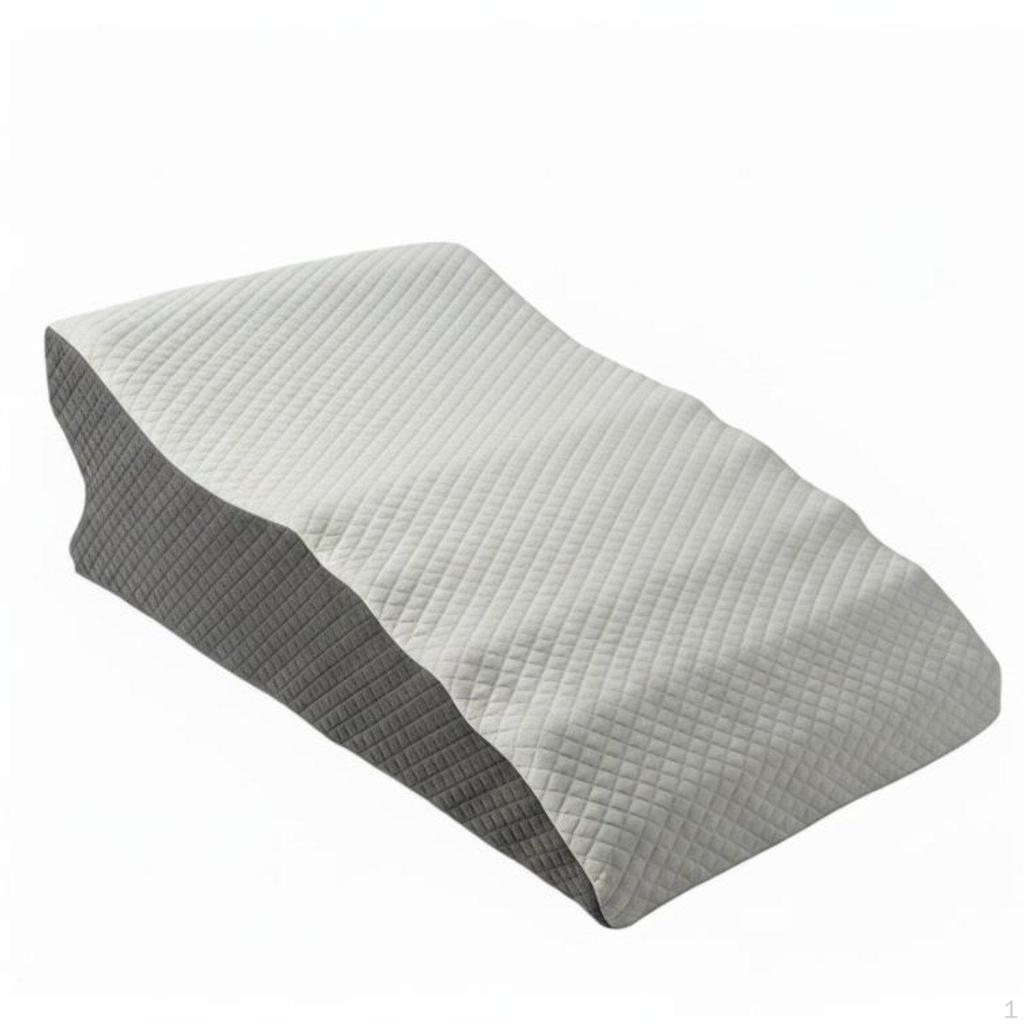 Prone Sleeping Pillow Removable Washable Cover Stomach Lounger FirmDensity Foam Inclined