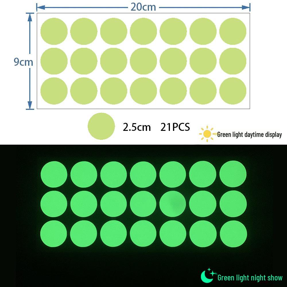 392 Glow-in-the-Dark Kids' Room DIY Wall Stickers - Self-Adhesive Luminous Dots for Decorative Switches
