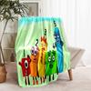 1pc Blanket Numberblocks3 Print Design, Lightweight Blanket for Sofa, Bed- Soft &Warm, Gift for All Seasons like Christmas, Halloween