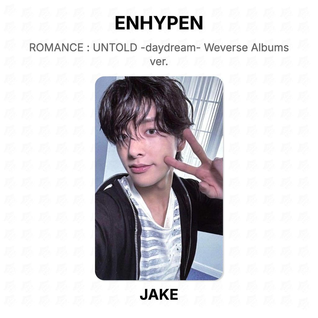 ENHYPEN-ROMANTIK : UNTOLD -daydream- Weverse Alben Version. Offizielle Fotokarte
