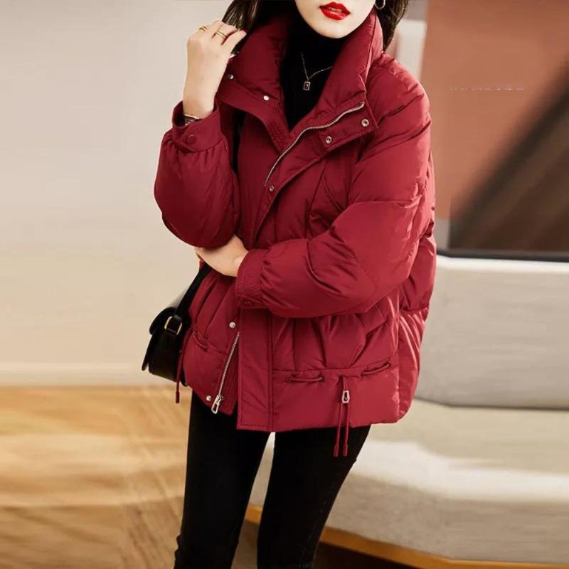 Women's Winter Down Padded Jacket - Large Size Thick Padded Fashion Jacket