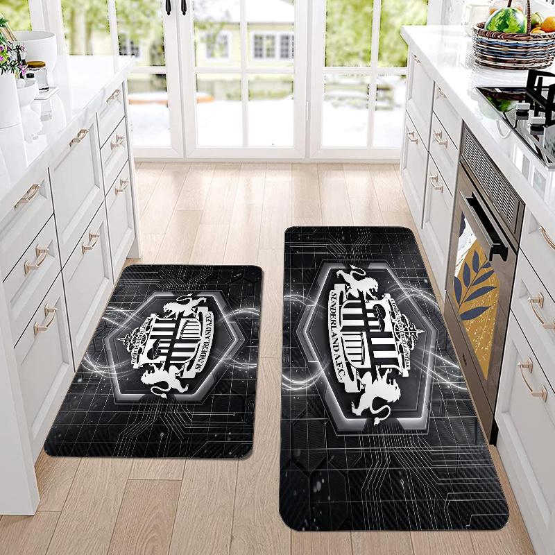 Sunderland Football Flannel Area Rug Soft Kitchen Floor Mat Non Slip Carpet Room Decor