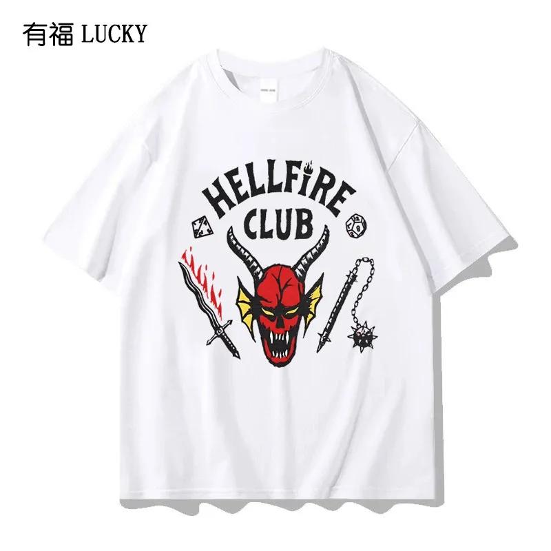 Strange Tales Short-sleeved T-shirt, Hellfire Club Collaboration Short-sleeved Shirt, Same Style Cosplay Clothing