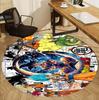 Kulatý koberec s motivem DRAGON BALL, Vnitřní/Venkovní rohožka, na piknik, do herny, ložnice, kanceláře, obývacího pokoje, Dekorace do domácnosti, Dárek k narozeninám