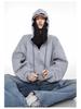 Men's Retro Color-Block Patchwork Hooded Cardigan - Casual Autumn Sweatshirt