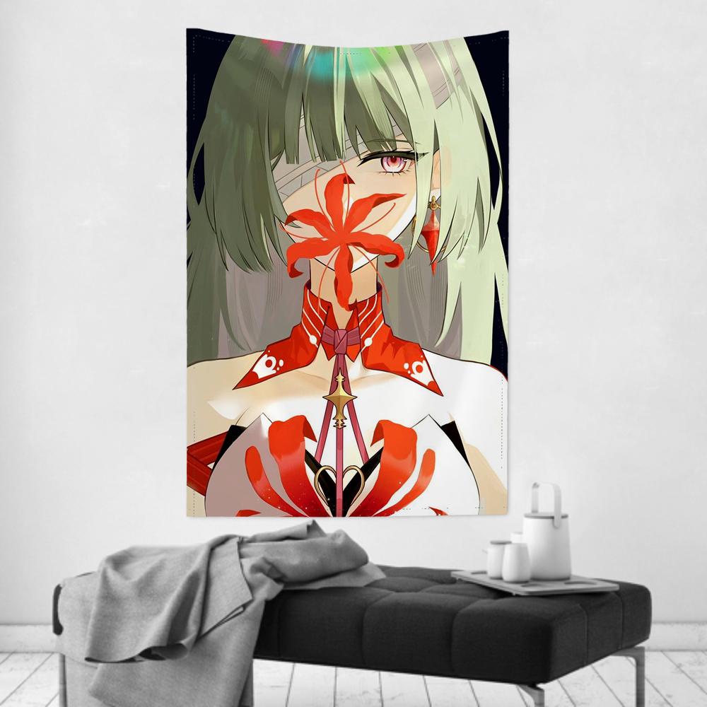 Philolova Anime Game WWuthering Waves Tapestry Room Decor Wall Cloth Party Hanging Background Room Decor Baby Room