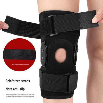 Unisex Sports Knee Support Brace with Patella Compression and Anti-Collision Pads