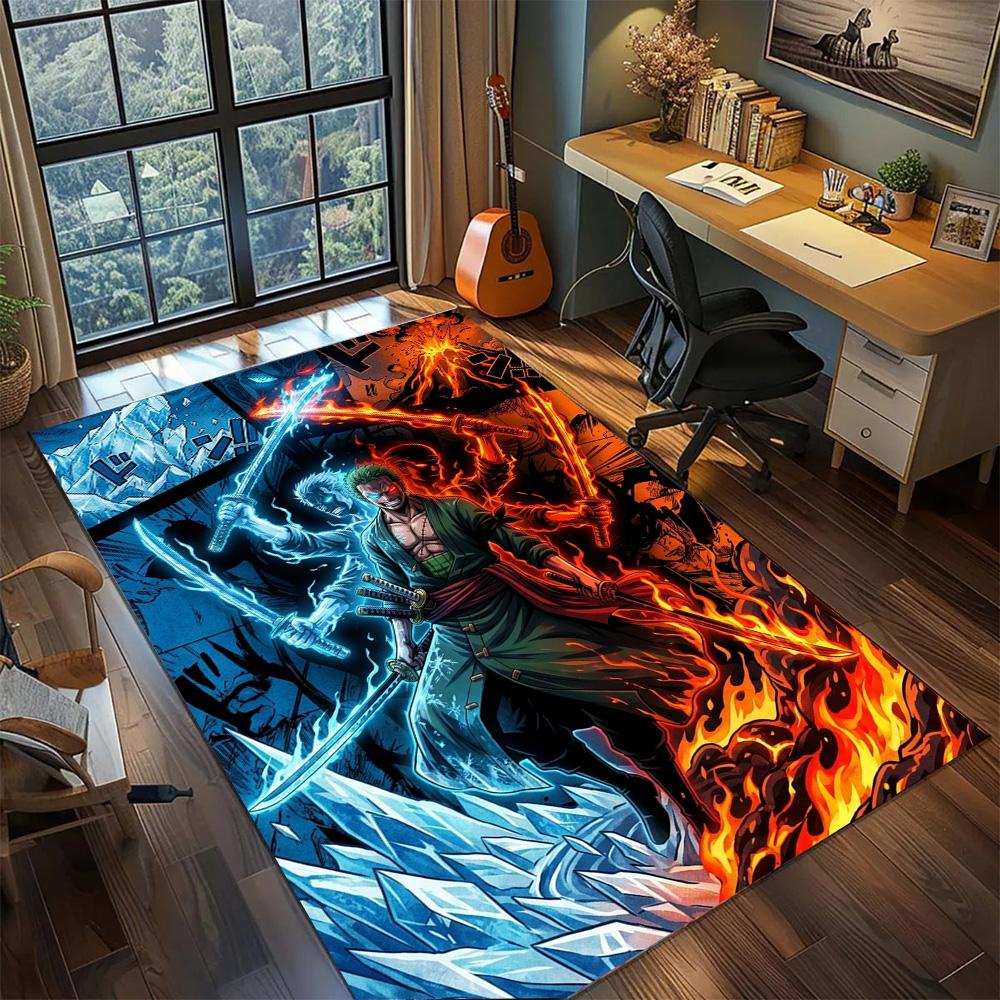 One Piece!Rug Carpet Large Area Rug Non Slip Washable Floor Mat Gamer Room Bedroom Home Decor