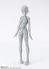 TAMASHII NATIONS Edition DX SET Color 130mm Movable Figure S.H.Figuarts Body-chan -School Life- (Gray Ver.) Approx. PVC&ABS