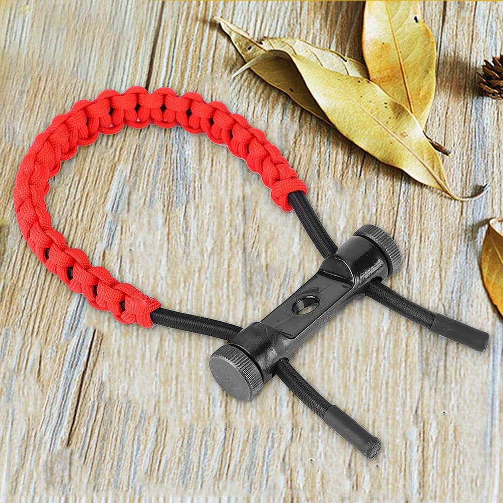 Archery Equipment Compound Wrist Rope Polyester Strap Cord (Black)
