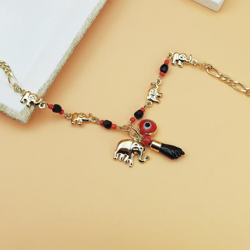 Creative Jewelry Birthday Gifts Bracelets Personality Small Elephant Children Bracelet Pendant Women Fashion Delicate Daily Wear