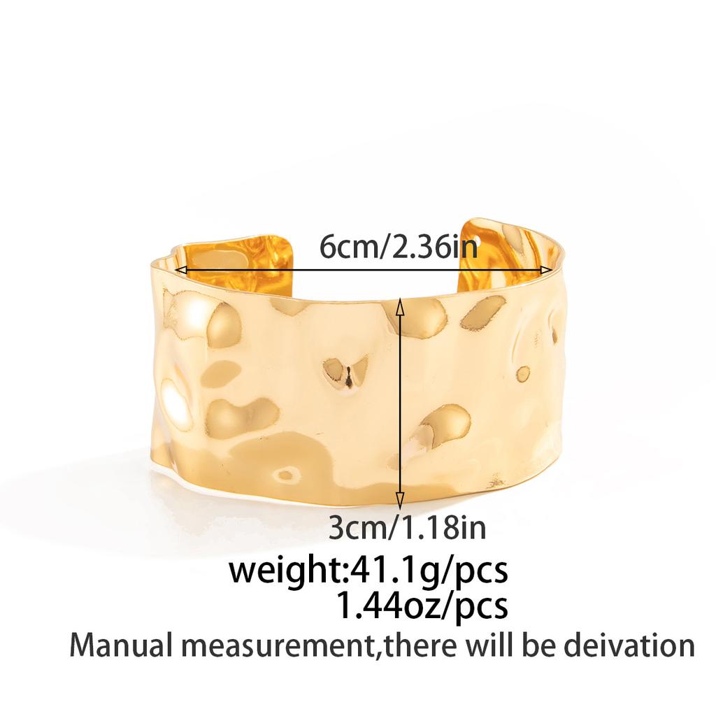 DIEZI One Set Punk Hip Hop Cuff Bangles Bracelets Vintage Gold Color Round Hollow Out Geometric Bangles For Women Men Jewelry