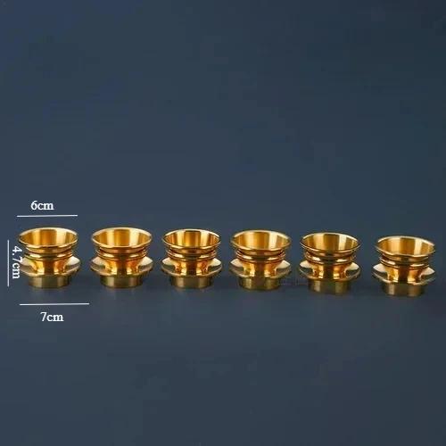 Brązowe naczynia buddyjskie i taoistyczne wykonane z mosiądzu modlitwa rekwizyty zaklęć Laska Berło wazon ofiara