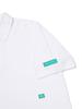BBC EARTH Semi-Over Polo Short Sleeve Tee_White