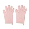 Insulated Scalding Gloves with Hanging Hole BBQ Anti-Scald Gloves Non-Slip Thermal Insulation Mitts for Restaurant Baking Tools