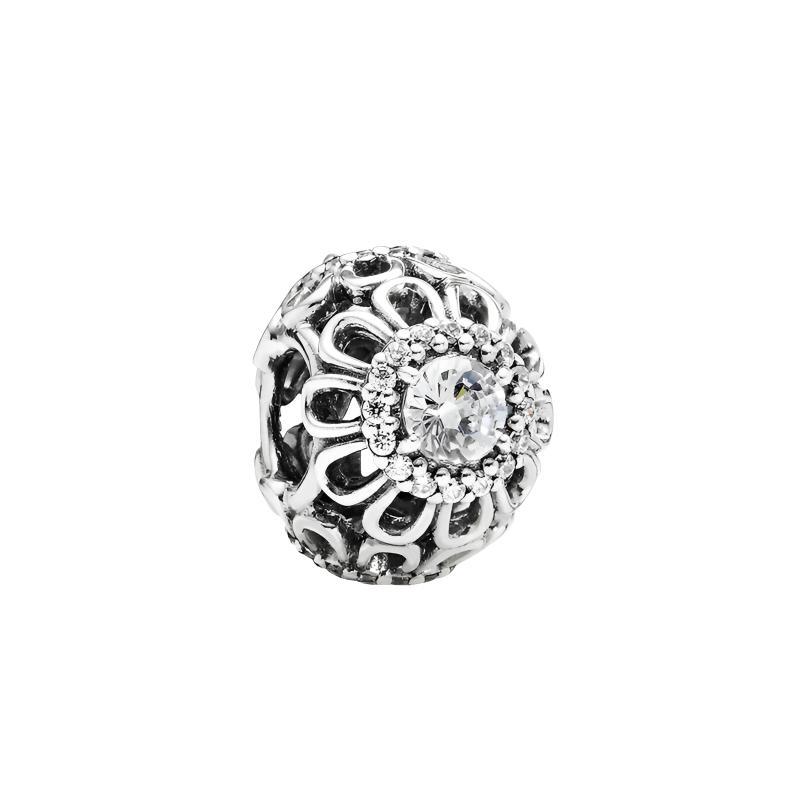 Pandora Versatile and trendy 925 silver jewelry accessories for women 791260CZ серебряный