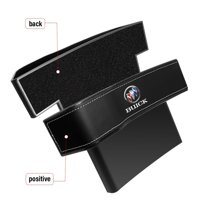 2Pcs Car Seat Organizer Seat Crevice Storage Box Multifunction Goods For Buick Verano Velite Lesabre Riviera Avenir GL6 GL8 Envision Excelle