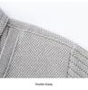 Men's Winter Plus Velvet Faux Two-Piece Knit Polo Sweater