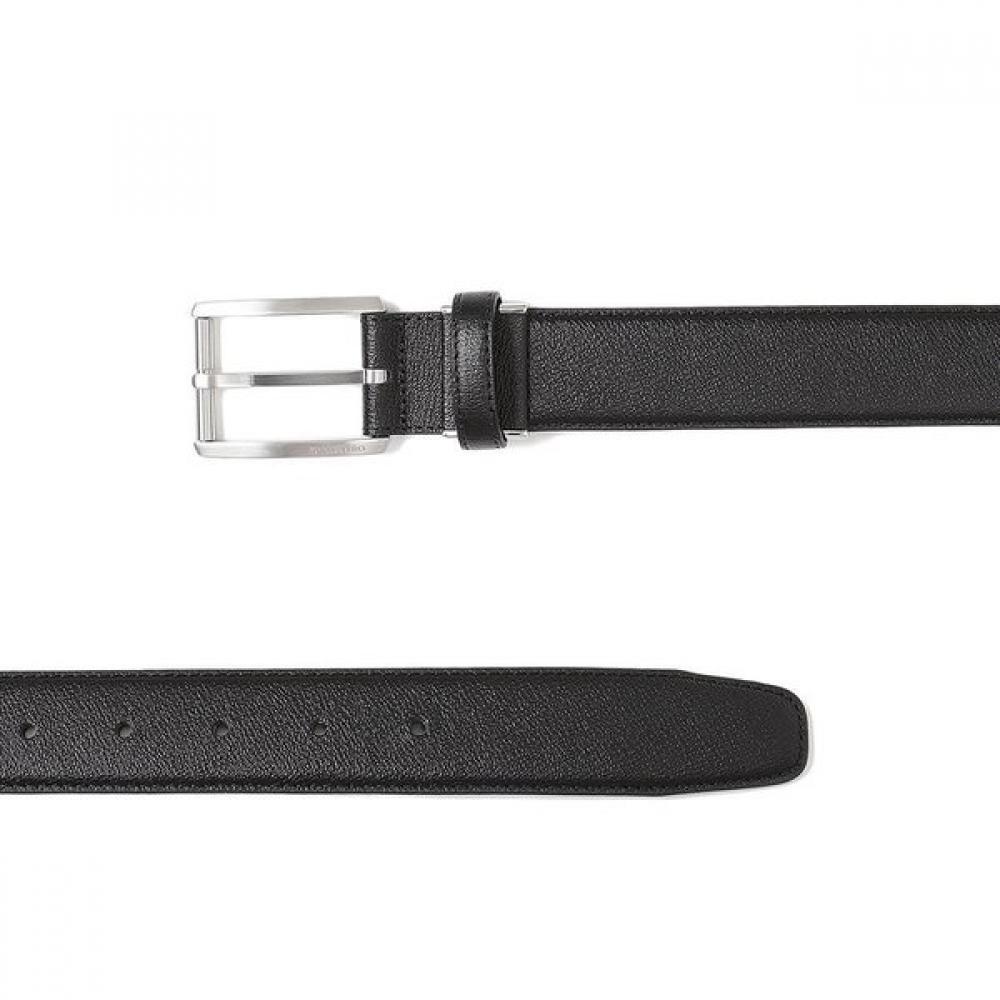 Benovero Men S Derby emboSSed Square Pin Buckle Belt Bmf1acb1209k1