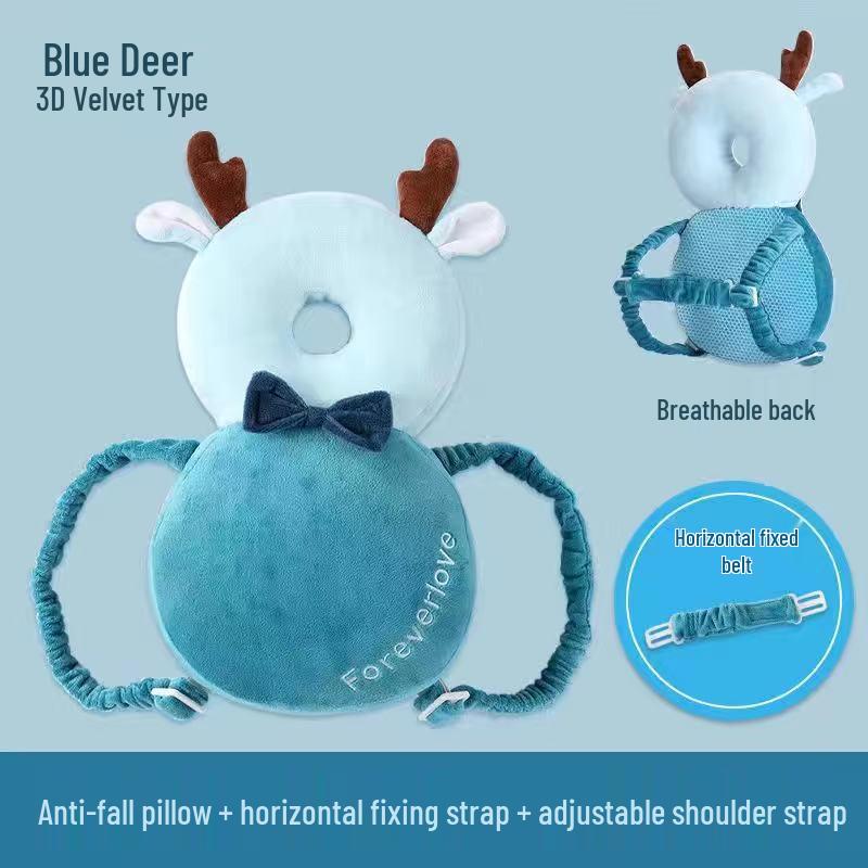 Kindersturzschutz-Kopfkissen für Kleinkinder - Atmungsaktives und stützendes Laufkissen