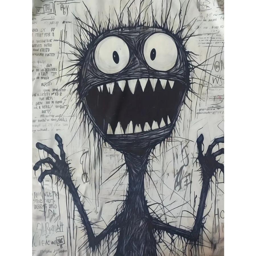 Tricou cu mânecă scurtă și gât rotund pentru bărbați cu animal dragon - Design îndrăzneț și inedit de roman grafic pentru bărbați, topuri de vară în stil outdoor