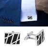 Sophisticated French Design Copper Cufflinks Nonslip Formal Attire Accessories Ergonomic Mechanism For Groomsmen