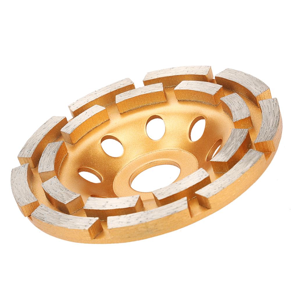 115125180mm Diamond Double Row Grinding Disc Brick Concrete Cut for Angle Grinder(115mm)