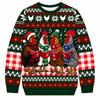 Funny Rooster Ugly Christmas Sweatshirt Men Women 3D Print Ugly Sweater Holiday Party Pullover Xmas Gift For Men Women Top New