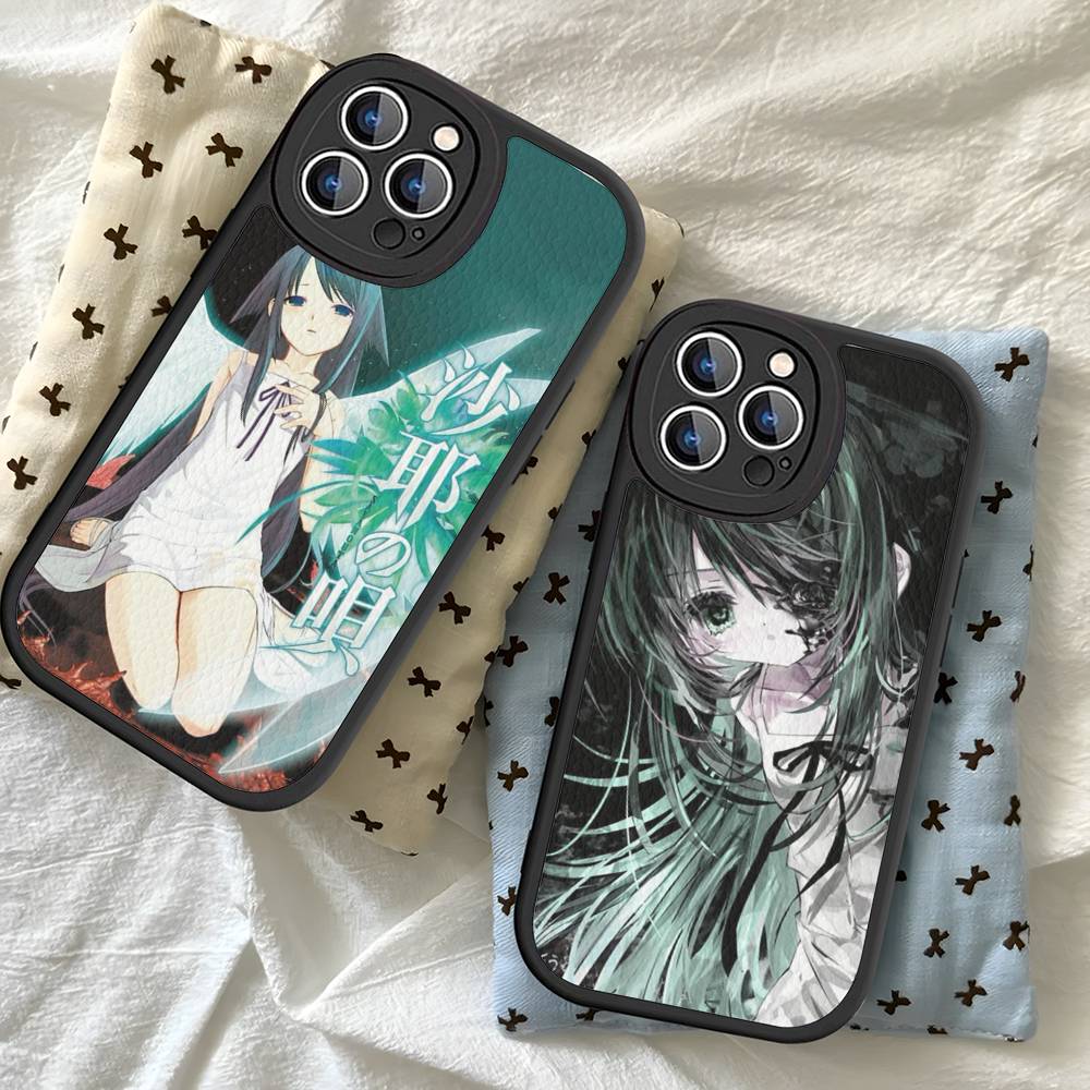 The Song Of Saya Horror Game Phone Cover For IPhone 11 12 13 14 15 16 Pro Max Mini Plus Soft Leather Case