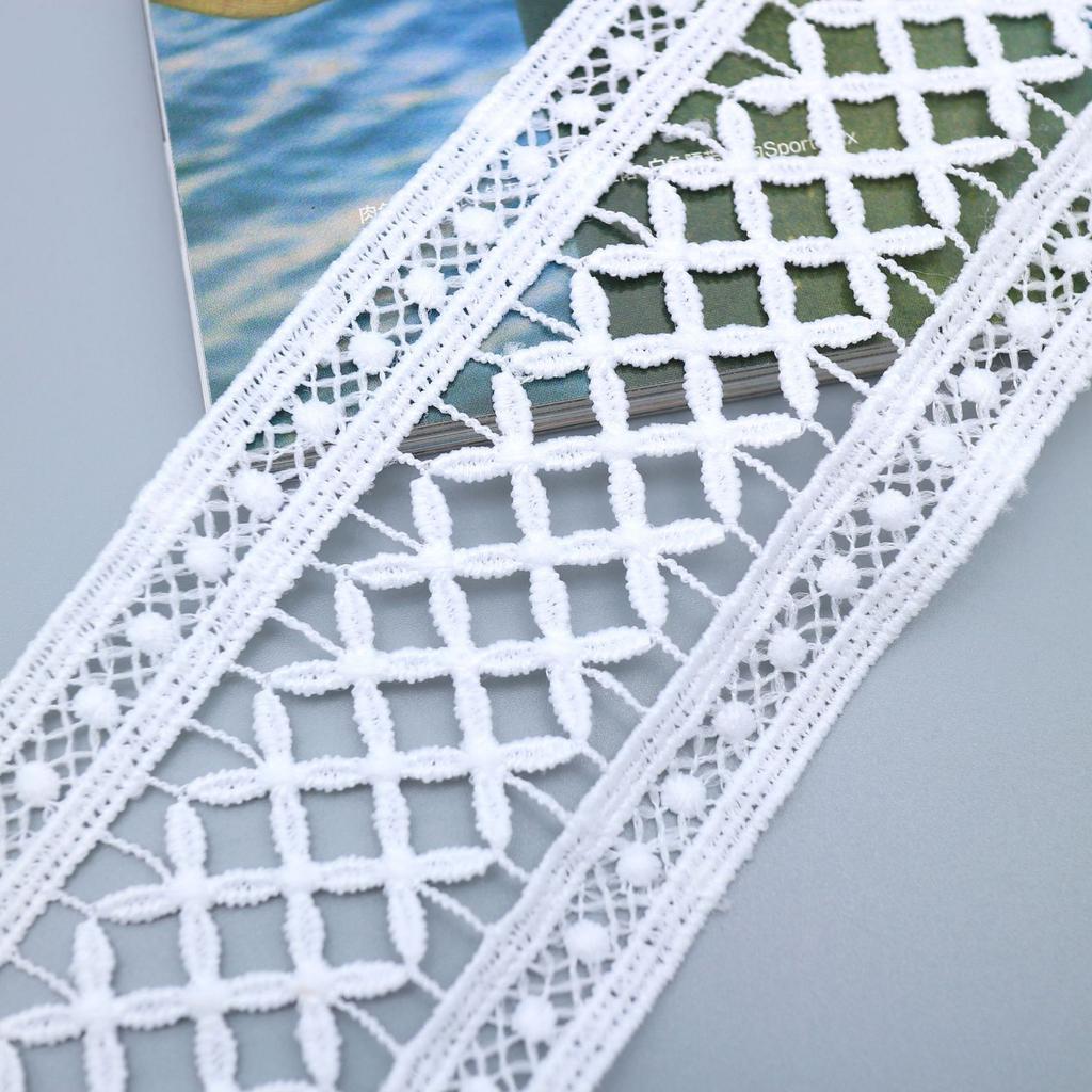 Water Soluble Milk Silk Embroidery Lace Lace Hollow Embroidery Barcode Diy Curtain Wedding Dress Home Textile Accessories Accessories